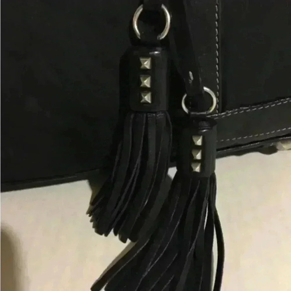 Prada canvas/leather black  satchel handbag - Picture 5 of 11